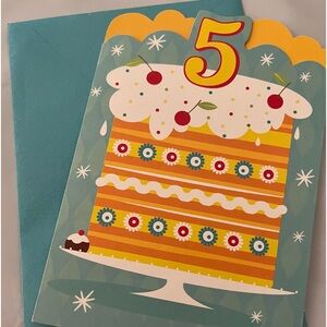 Birthday card 5 by hallmark